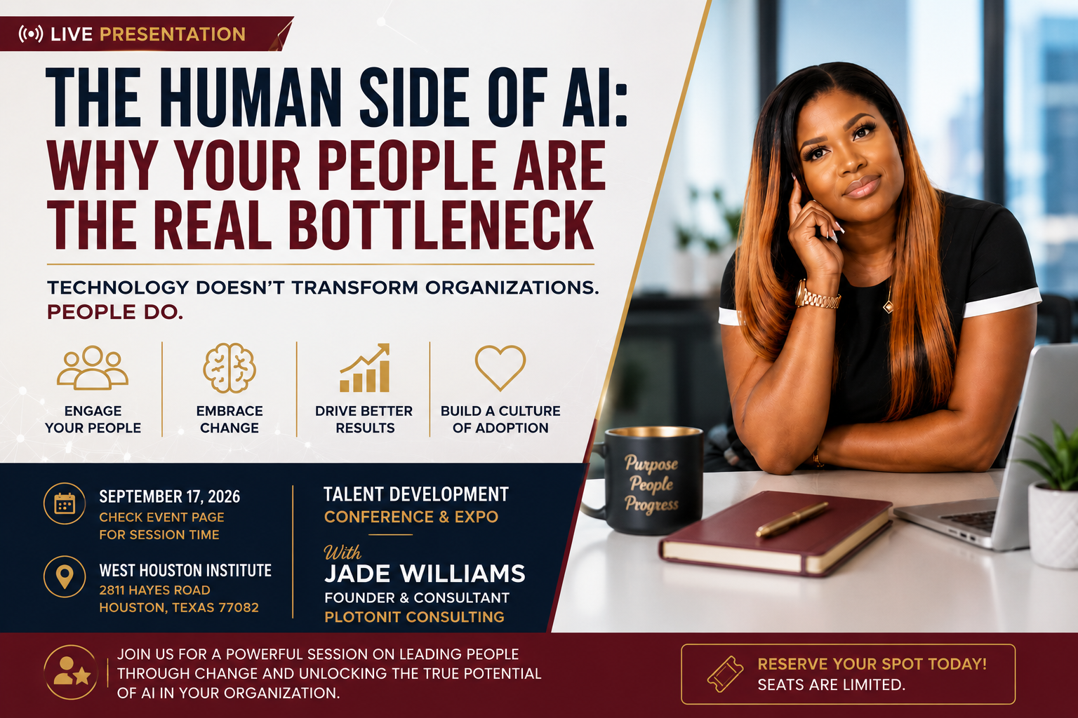 Jade Williams will present 